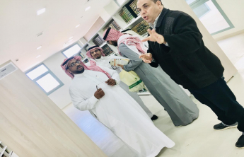A Delegation from Deanship of Library Affairs,  PSAU inspection visit to the Branch Libraries in Wadi Al - Dawaser