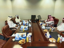 The Dean of Library Affairs  visit to the King Saud University Publishing House